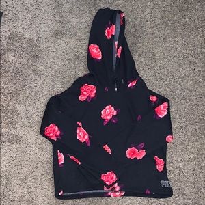 PINK Cropped Hoodie